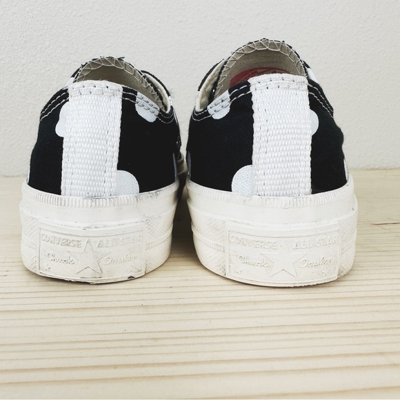 Comme Des Garcons PLAY x Converse Chuck Taylor All Star Polka Dot Low Tops - Picture 7 of 7